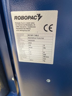 Macchina pellicola Robopac MASTERPLAT PLUS PGS Pré-étirage fixe - 1