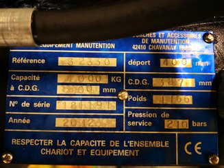 Posizionatore multipallet singolo-doppio Caterpillar 4000