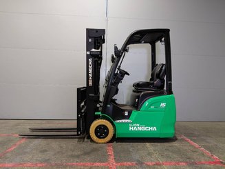 Carrello elevatore frontale a 3 ruote Hangcha XC3-15i (CPDS15-XCY2G-SI) - 1