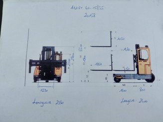 Carrello elevatore laterale multidirezionale AMLIFT 40-15/55