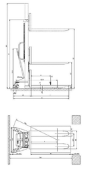 Transpallet manuale Pramac GS BASIC 2.2T - 22S4 CBV 1150X525 