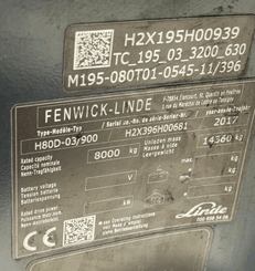 Carrello elevatore frontale a 4 ruote Fenwick H80 EVO