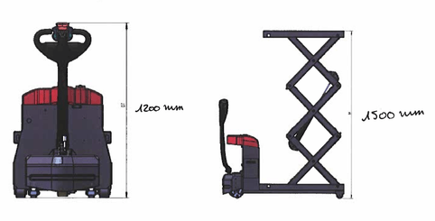 Piano di sollevamento Hangcha 1510XB - 7