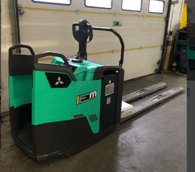 Transpallet con pedana Mitsubishi PBF20N3R Fourches 2400mm