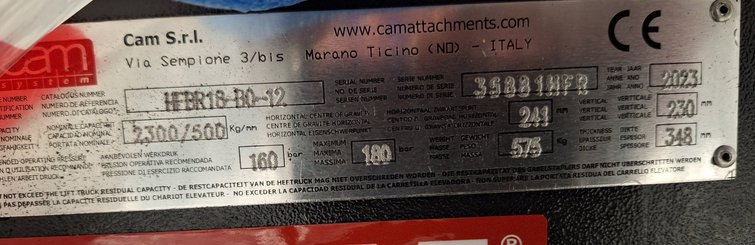 Pinze a forche CAM HFBR18-BO-12 - 1