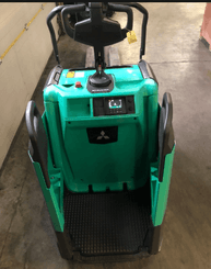 Transpallet con pedana Mitsubishi PBF20N3R Fourches 2400mm - 1