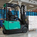 Carrello elevatore frontale a 3 ruote Mitsubishi FB16N2T