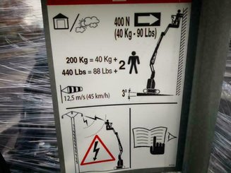 Piattaforma articolata Hangcha GTHZ170
