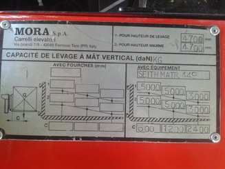 Carrello elevatore frontale a 4 ruote Mora EP105RK - 7