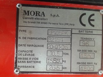 Carrello elevatore frontale a 4 ruote Mora EP105RK - 8