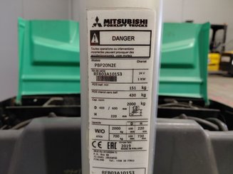 Transpallet guida in accompagnamento Mitsubishi PBP20N2E
