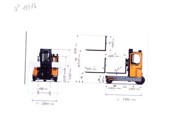 Carrello elevatore laterale multidirezionale Combilift C6000 - 14