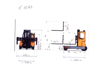 Carrello elevatore laterale multidirezionale Baumann EVS35-33/10-86,5/60 STLK - 9