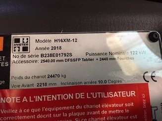 Carrello elevatore frontale a 4 ruote Hyster H16XM-12