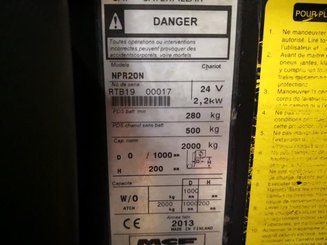 Commissionatore a basso livello Caterpillar NPR20N