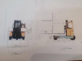 Carrello elevatore laterale multidirezionale Combilift ESA30