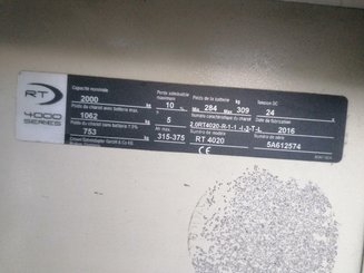 Transpallet con pedana Crown RT4000