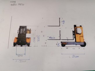 Carrello elevatore laterale multidirezionale Hubtex MQ30 - 11