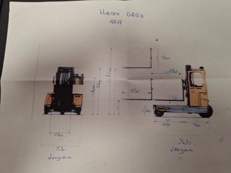 Carrello elevatore laterale multidirezionale Hubtex DQ45D