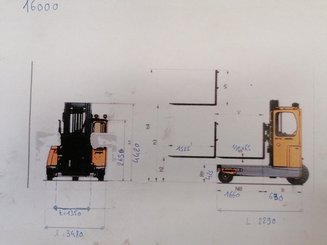 Carrelli elevatori laterali Combilift C4500GTE - 9