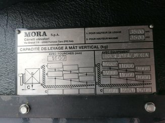 Carrello elevatore frontale a 4 ruote Mora M140CS - 8