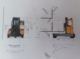 Carrello elevatore laterale multidirezionale AMLIFT C40-12/55