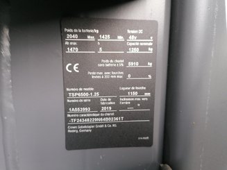 Carrello trilaterale combinato Crown TSP6500-1,25 - 13