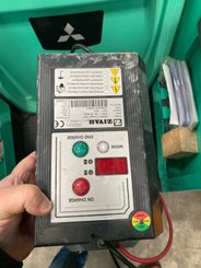 Transpallet con pedana Mitsubishi PBF20N3R Fourches 2400mm - 3