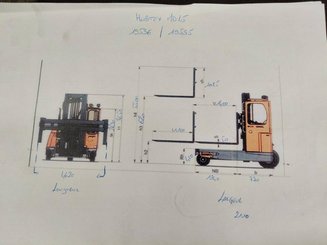 Carrello elevatore laterale multidirezionale Hubtex MD45
