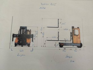 Carrello elevatore laterale multidirezionale Hubtex MD45