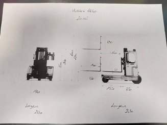 Carrello elevatore laterale multidirezionale Hubtex MQ40